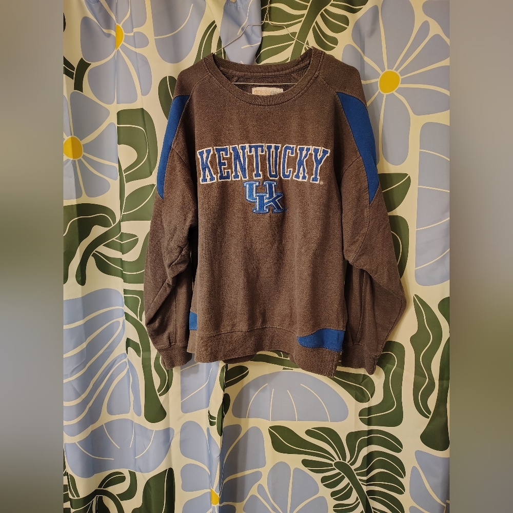 Pressbox Charcoal University Of Kentucky Sweatshirt